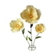 thumbnail image 4 of Flores Gigantes Para Decoración De Bodas Con Base De Pie Para Fiestas De Cumpleaños De Color Amarillo Claro, 4 of 5