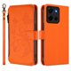 thumbnail image 2 of Funda Cartera Mariposa para [Motorola Moto G 2025 5G] con Soporte y Cremallera Naranja, 2 of 6