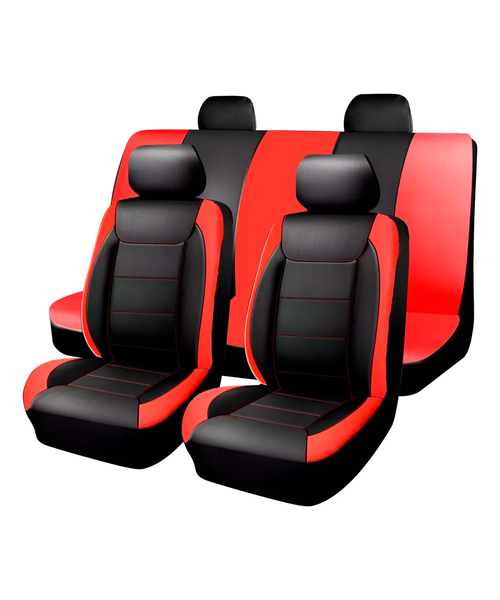 Genérico - Funda Asiento Ecocuero Universal Premium Cubre Asientos