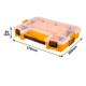 thumbnail image 2 of Organizador Plastico 12 Pulgadas 305x230x65  Apilable Ingco, 2 of 5