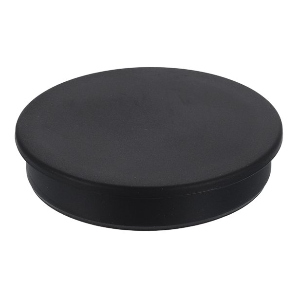 Tapón de Agujero de Silicona, Tapones de Goma Redondos Impermeables para Botellas, Sellos de Tubo, Tapas de Extremo para Agujero de 77mm/3.03" para Bañera Botella, Negro