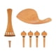 thumbnail image 5 of Juego De Piezas De Accesorios Para Violín Chinrest Tailpiece Tuning Pegs Para Principiantes, 5 of 5