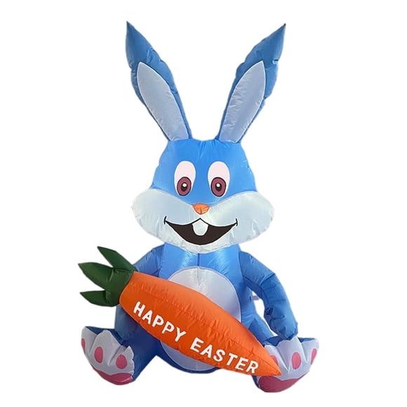 Adorno Inflable De Conejo De Pascua De 3.93 Pies Para Decoración De Patio Y Césped