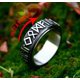 thumbnail image 2 of Anillo Runas Vikingo Titanio Giratorio Envejecido Moda, 2 of 3