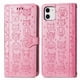 thumbnail image 1 of Funda Cartera FOXDOCK para iPhone 12 Mini , Flip PU con Relieve de Gatos y Perros, Tarjetero y Soporte, 1 of 6