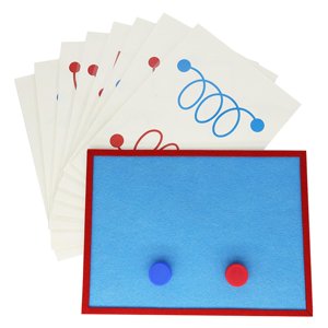 Bothyi - Puzzle Pen Track Kit De Entrenamiento Para Material Didáctico Edad 2-6 Años Niños Niñas Básico