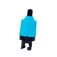 Magideal - Adaptador De Bomba De Barco Inflable, Adaptador De Bomba De Paddleboard, Compresor, Convertidor De Válvula De Aire, Conector De Cabezal De Bombeo Para Azul