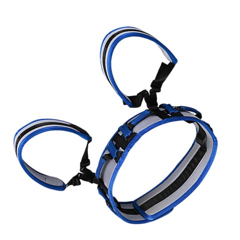 Magideal - Cinturón De Transferencia De La Marcha Cinturón De Enfermería Con Trabillas Para Las Piernas Cinturón De Tracción Cinturón De Transferencia Paciente D L