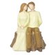 thumbnail image 5 of Boda De Estatua De Pareja Amorosa, Regalo De San Valentín Para La Estantería De La Sala, 5 of 5