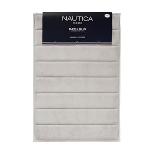 Alfombra De Baño Nautica 40X60Cm Coralina Ultra Suave Gris