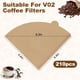 thumbnail image 2 of Filtros de café Ninsula tamaño 02, cono sin blanquear, 210 unidades, 2 of 7