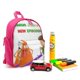 thumbnail image 3 of Mochila Escolar Desmarcar Charlie y las Formas Rosa, 3 of 6
