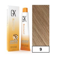 Gkhair - - Tintura Cream Color Permanente Vegana 100Ml + Oxidante - 9 Rubio Clarisimo