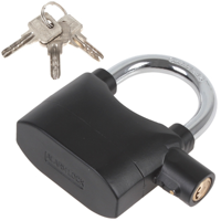 Movi - Candado Con Alarma De Seguridad Alarmlock Y 3 Llaves Metálicas