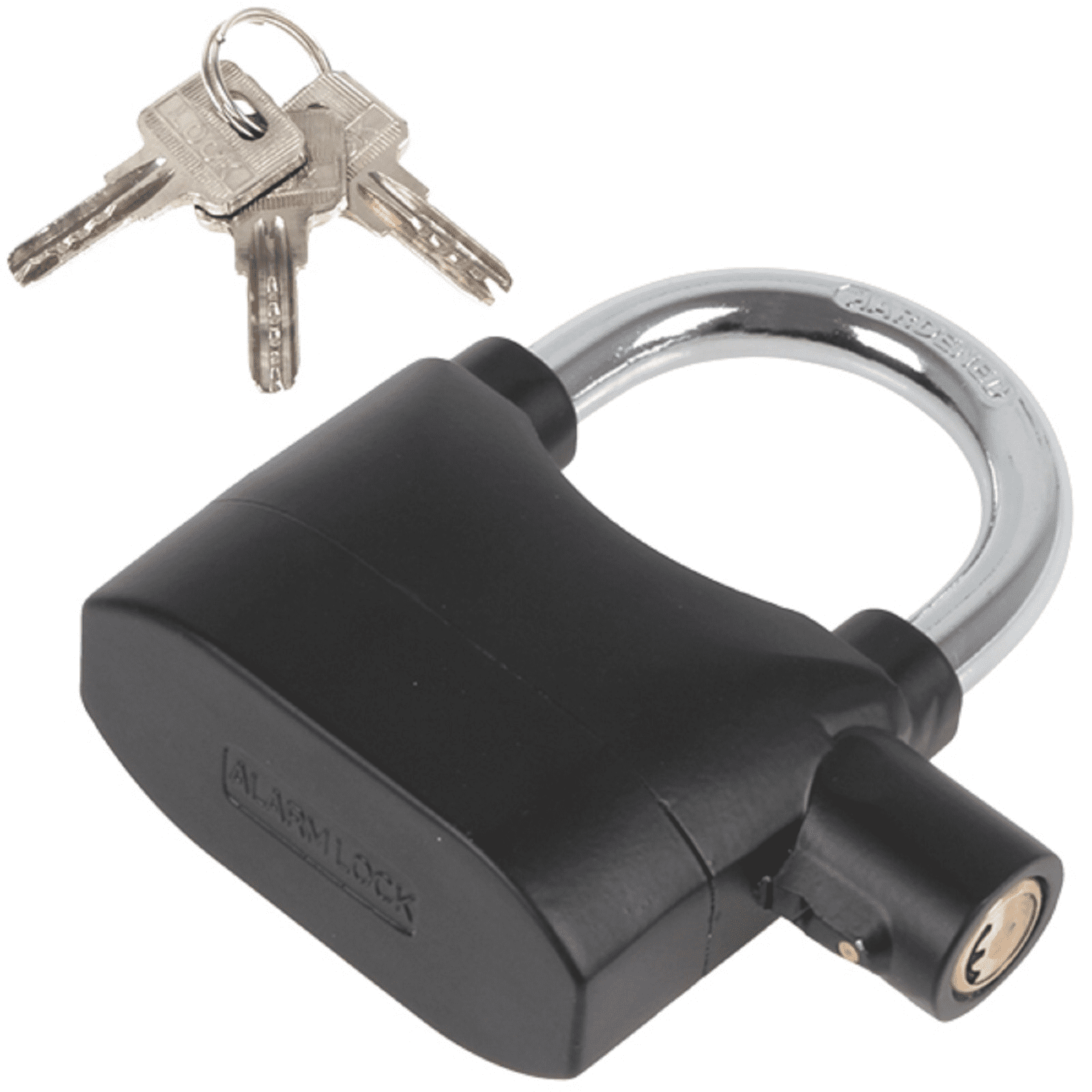 Movi - Candado Con Alarma De Seguridad Alarmlock Y 3 Llaves Metálicas