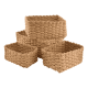 thumbnail image 1 of Juego de 4 cestas de paja organizador almacenamiento hogar, 1 of 3