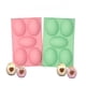 thumbnail image 2 of Pack x2 moldes chocolates pascua Molde 3D Ovalado para huevos 5cav, 2 of 11