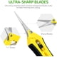thumbnail image 5 of Tijeras de jardinería iPower, podadora manual de 6.5 pulgadas, paquete de 3, color amarillo, 5 of 7