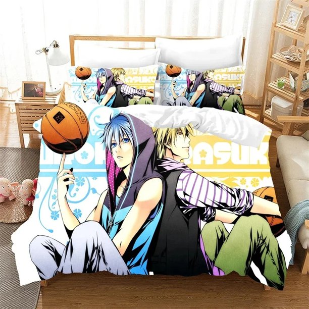ed Kurokos Basketball Bedding Sets exquisite bed supplies set duvet cover bed comforter set luxury birthday giftBed Sheets