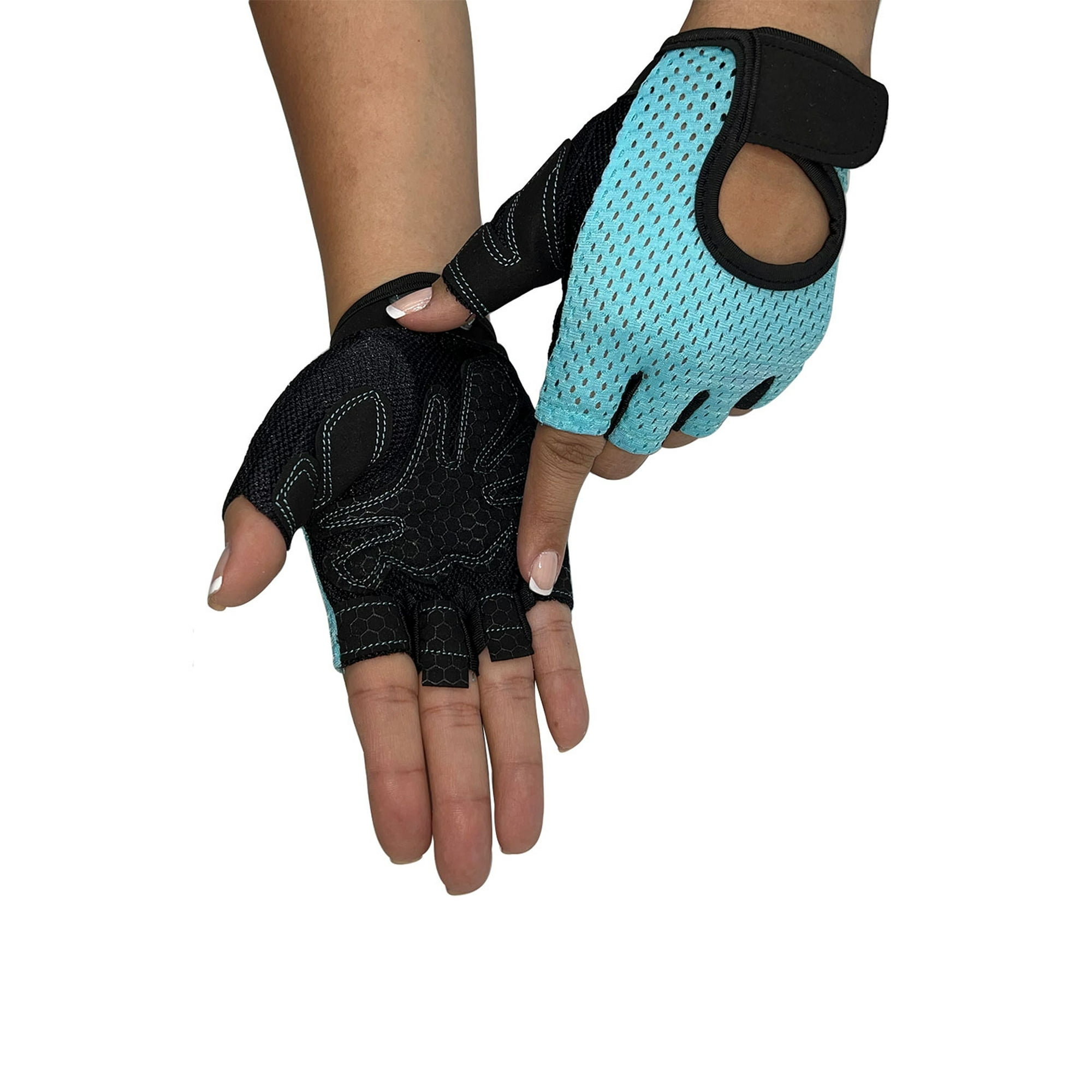 Samia - Guantes Deportivos Celeste M