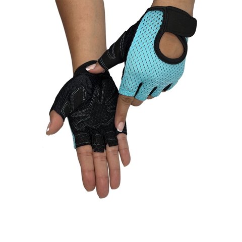 Samia - Guantes Deportivos Celeste S