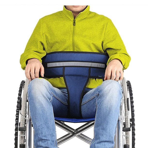 Arnés de sujeción para cinturón de seguridad en silla de ruedas para pacientes con demencia