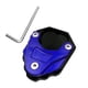 thumbnail image 5 of Almohadilla de pie de soporte lateral para motocicleta con soporte de accesorio de llave para C400GT C400 2019-2021 piezas de repuesto antideslizantes Azul, 5 of 5