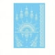 thumbnail image 2 of 1 Sheet Floral Temporary Tattoo, Lace Decal Flower Pattern, Waterproof Hand Arm Wrist Body Fake Tattoos For Women, 2 of 3