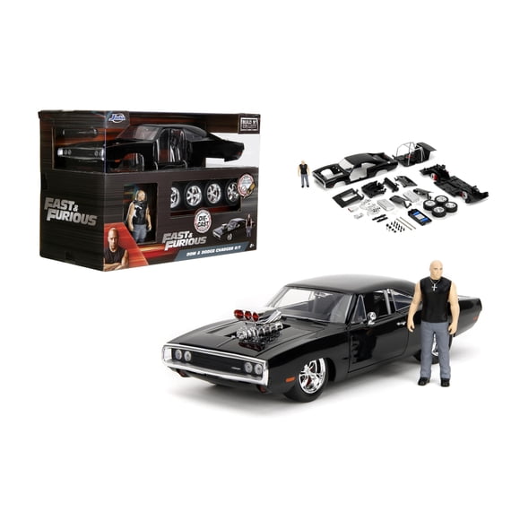 Kit de maquetas fundidas a presión Jada Toys Fast & Furious Dom y Dodge Charger