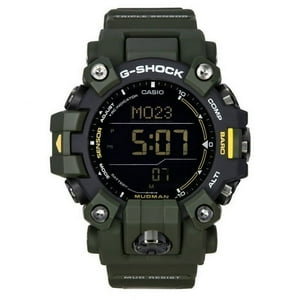 Reloj Casio G-Shock Mudman Master Of G-Land Correa De Resina Verde Digital Solar Gw-9500-3 200M Reloj Para Hombre