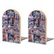 thumbnail image 1 of Kevin De Bruyne Sujetalibros decorativos temáticos, tope para estantería con base antideslizante, uso dual para hogar y oficina - 2 piezas, 1 of 6