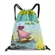 thumbnail image 1 of Harvey Beaks Mochila de Cuerdas para Deportes y Gimnasio, Bolsa de Cuerdas Resistente al Agua, Bolsa Cinch, 30×40cm, 1 of 6