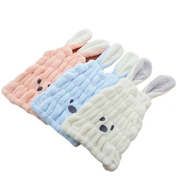 Pack 3 Toallas De Baño De Pelo Secado Para Niños Y Mujeres