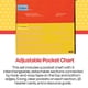 thumbnail image 3 of Organizador de bolsillos ajustable School Smart 60 x 34 cm, 3 of 6
