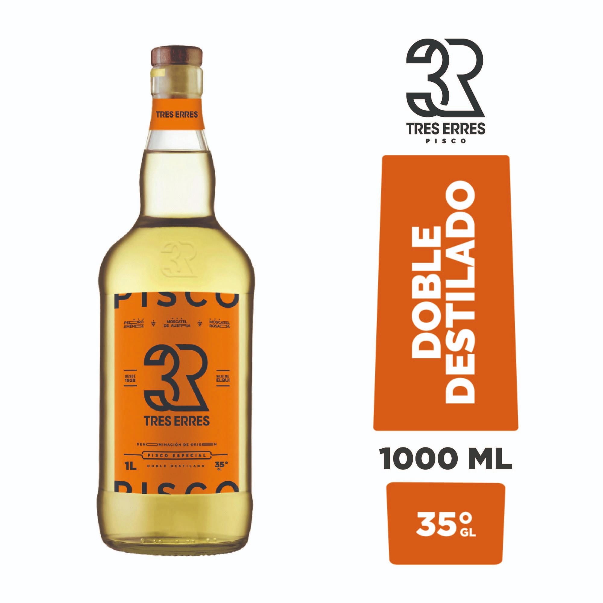 Tres Erres - Pisco Especial 35° Botella
