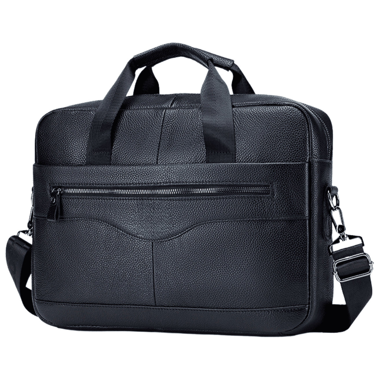 Telotenemos - Maletín Portafolio De Cuero Para Portátil Notebook 14