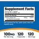 thumbnail image 2 of Vitamina B1 Nutricost Tiamina 100mg 120 Capsulas Sin Gluten, 2 of 3