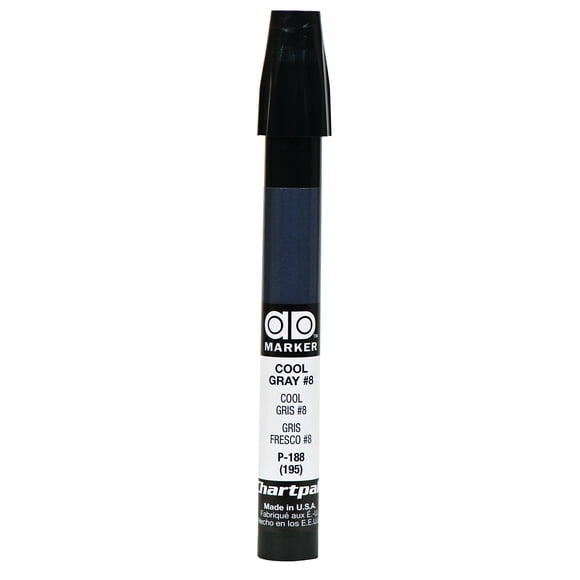 Marcador AD Marker Cool Gray 8 de Punta Triple (P188)