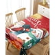 thumbnail image 4 of Mantel De Navidad Antimanchas Muñeco De Nieve, 4 of 4