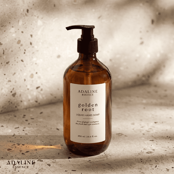 Jabón Líquido Golden Root Adaline Essence 490 ml