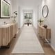 thumbnail image 1 of Alfombra Runner Art&Tuft, antideslizante, 60 x 300 cm, lavable, color beige, 1 of 9