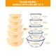 thumbnail image 5 of Juego de 5 cuencos de vidrio para mezclar KEMETHY con tapas (4,5 L, 2 L, 1,6 L, 1 L, 800 ml), 5 of 7