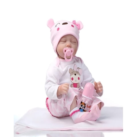 Ali Chile - Muñeca Reborn Realista Tiozoney Ojos Cerrados