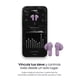 thumbnail image 4 of Audífonos True Wireless System PureX sleve Bluetooth Violeta, 4 of 7