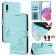 thumbnail image 1 of Funda tipo cartera FOXDOCK para Samsung Galaxy A02/M02 con soporte, ranuras, RFID, diseño de gato, 1 of 5