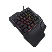 Disparo - Teclado Game Una Mano Mini Keyboard Rgb 35 Teclas Ergonomico