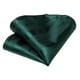 thumbnail image 5 of Corbata verde esmeralda formal hombre paño y colleras Modelo Emerald, 5 of 6