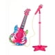 thumbnail image 1 of Pack De Juguete Guitarra Con Microfono Y Pedestal Con Luces Led Color Rosado, 1 of 3