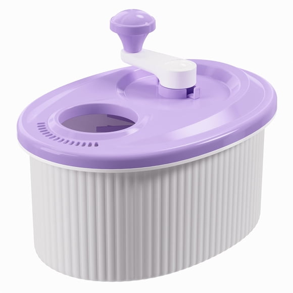 Lavadora de Frutas JOYMOOP Manual con Cuenco Giratorio Color Lavanda