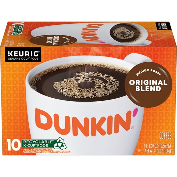 Café Dunkin' Original Blend Tostado Medio 10 K-Cups